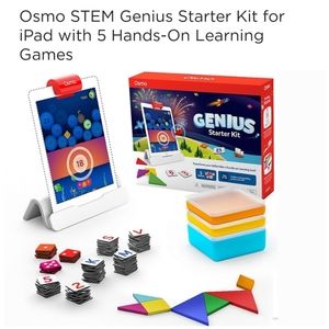 👀50% OFF - NWT‼️Osmo STEM Genius Starter Kit for iPad w/ 5 Learning Games